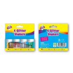Pack of 4 8gm Glitter Shakers Tubs