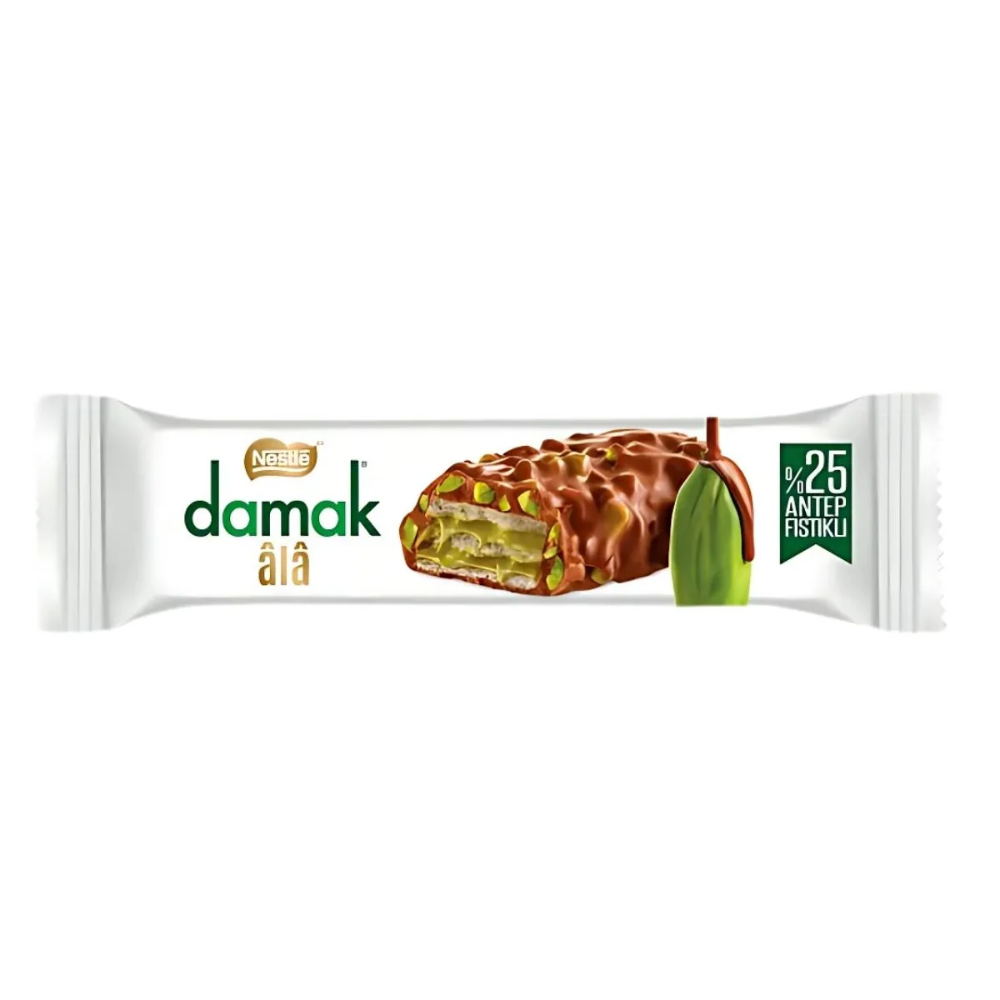 Nestle Damak Ala Chocolate Wafer with Pistachio 30g