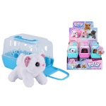 Plush Cat In Carry Case & Display Box (4 Assorted)